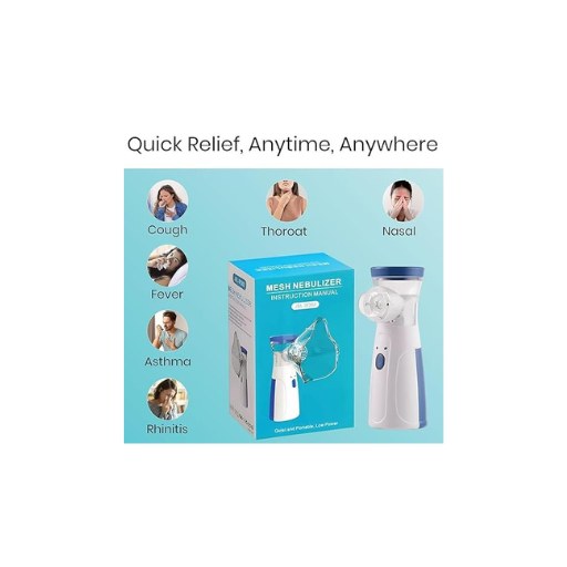 Portable Nebulizer Machine – Ultra-Fine Mist, Silent Operation & Fast Relief