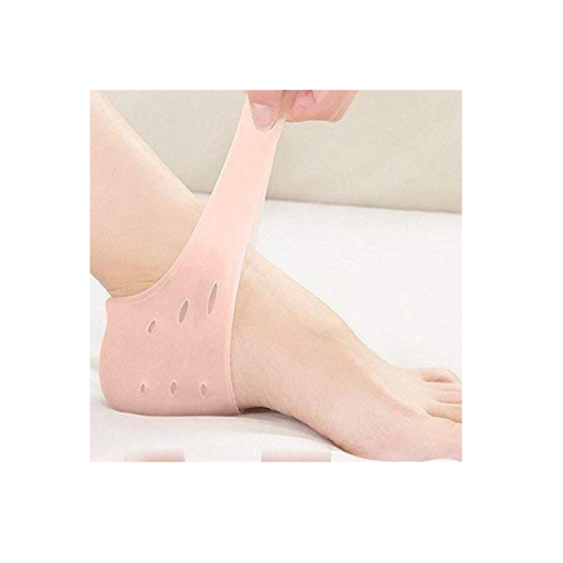 Silicone Gel Heel Protectors for Cracked Heels – Moisturizing Foot Sleeves for Dry Skin Relief & Heel Repair | Reusable & Comfortable for Daily Wear