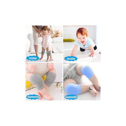 Baby Knee Pads for Crawling – Soft, Breathable & Adjustable Knee Protectors | Non-Slip, Washable Pads for Infants & Toddlers