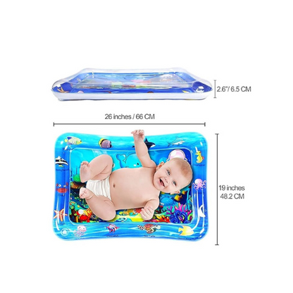 Inflatable Baby Water Play Mat – Tummy Time Sensory Toy for Infants | Leak-Proof, Portable & Developmental Play Mat for 3-12 Month Boys & Girls