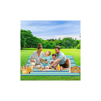 Waterproof Outdoor Picnic Blanket – Foldable 70"x59" Mat with Handle | Sand-Proof, Lightweight & Easy to Clean for Beach, Camping & Travel