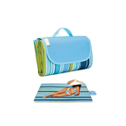 Waterproof Outdoor Picnic Blanket – Foldable 70"x59" Mat with Handle | Sand-Proof, Lightweight & Easy to Clean for Beach, Camping & Travel