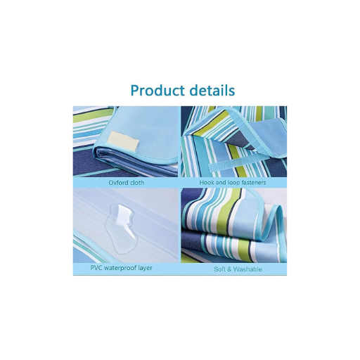 Waterproof Outdoor Picnic Blanket – Foldable 70"x59" Mat with Handle | Sand-Proof, Lightweight & Easy to Clean for Beach, Camping & Travel