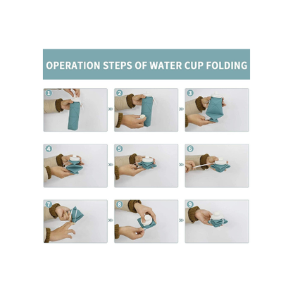 Foldable Silicone Water Bottle – 600ML | BPA-Free, Leak-Proof, Lightweight & Portable | Collapsible Sports Bottle for Travel, Gym & Outdoor Use