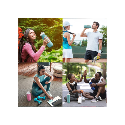 Foldable Silicone Water Bottle – 600ML | BPA-Free, Leak-Proof, Lightweight & Portable | Collapsible Sports Bottle for Travel, Gym & Outdoor Use