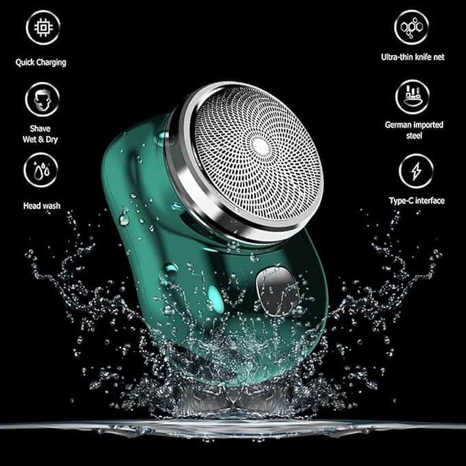Mini Electric Shaver – Portable USB Rechargeable Razor for Men