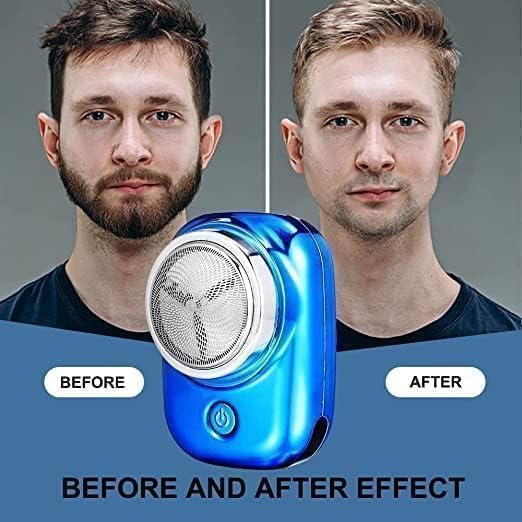 Mini Electric Shaver – Portable USB Rechargeable Razor for Men