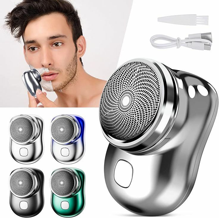 Mini Electric Shaver – Portable USB Rechargeable Razor for Men