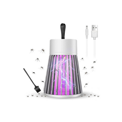 USB Indoor Bug Zapper – UV Mosquito Killer Lamp with Quiet Fan & Night Light