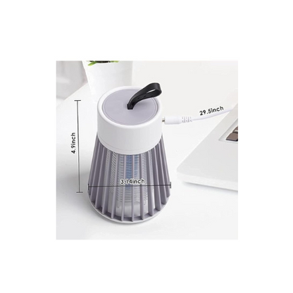USB Indoor Bug Zapper – UV Mosquito Killer Lamp with Quiet Fan & Night Light