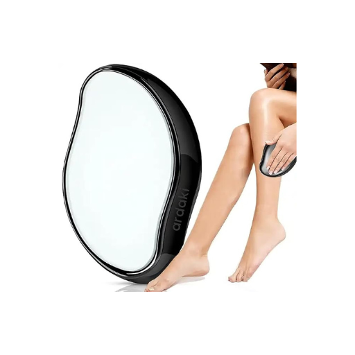 Crystal Hair Eraser – Painless Hair Removal Tool with Nano-Crystalline Technology | Exfoliates & Smooths Skin