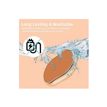 Crystal Hair Eraser – Painless Hair Removal Tool with Nano-Crystalline Technology | Exfoliates & Smooths Skin