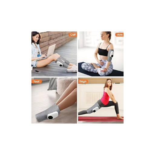 Portable Calf Massager with Compression & Heat – Adjustable Leg Wrap for Men & Women | Type-C Rechargeable, Digital Touch Control