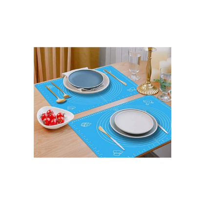 RUCON Silicone Baking Mat – Non-Stick, Heat-Resistant, Reusable Pastry Mat with Measurements