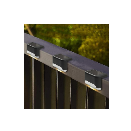 Solar Deck Lights – Outdoor Waterproof LED for Patio, Garden, Pathway & Fence | Auto On/Off, Energy Efficient, Easy Install