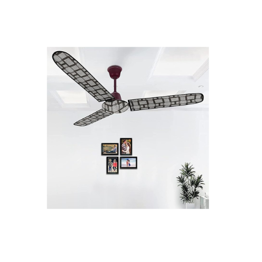 Stretchable Fan Dust Cover – Polyester-Spandex Protective Cover for Ceiling or Table Fans | Washable & Elastic Fit for All Seasons